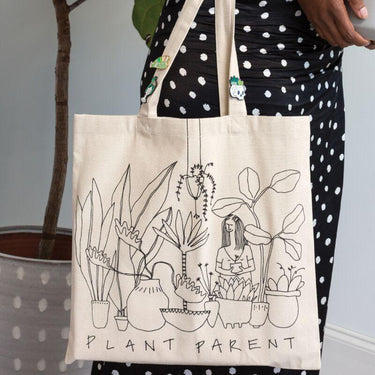 Plant Parent Tote 15" x 15"