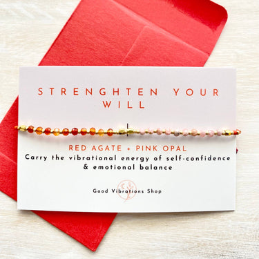 Strengthen Your Will  ⎮ Gemstone Intention Bracelet