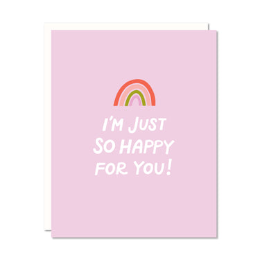 Happy Rainbow - LGBTQ+ Wedding + Rainbow Baby Congrats Card