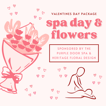 Spa Day & Flowers-Purple Door Spa Valentine's Package